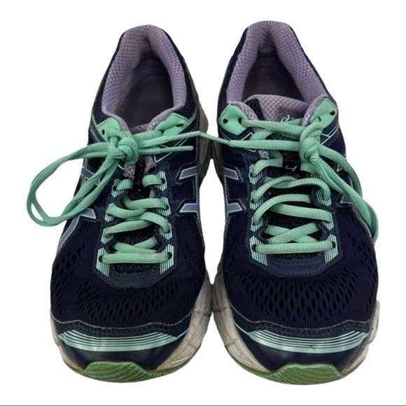 ASICS Women Running Shoes Blue Gel Size 7 - Picture 6 of 8